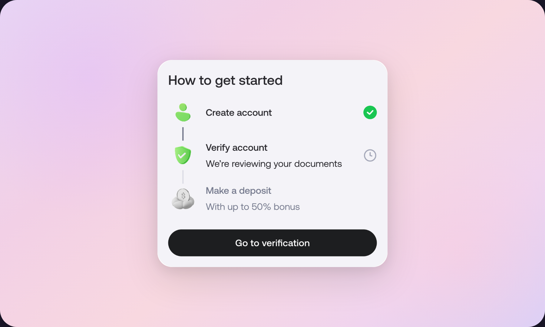 Onboarding Widget